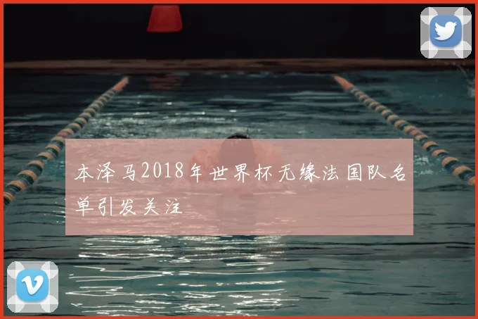 本泽马2018年世界杯无缘法国队名单引发关注