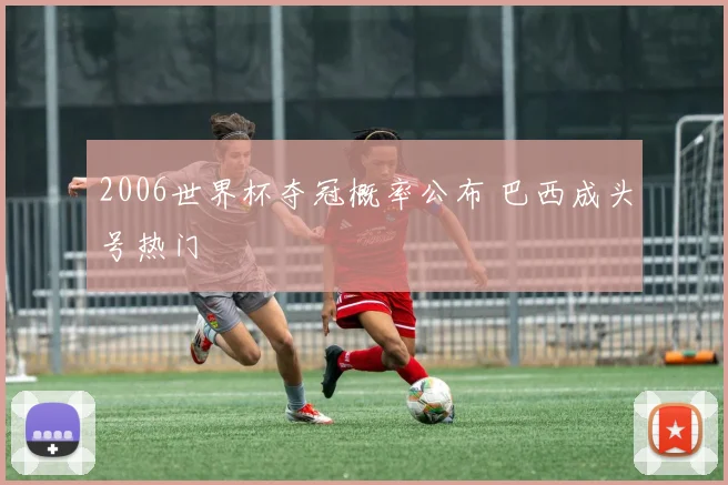 2006世界杯夺冠概率公布 巴西成头号热门